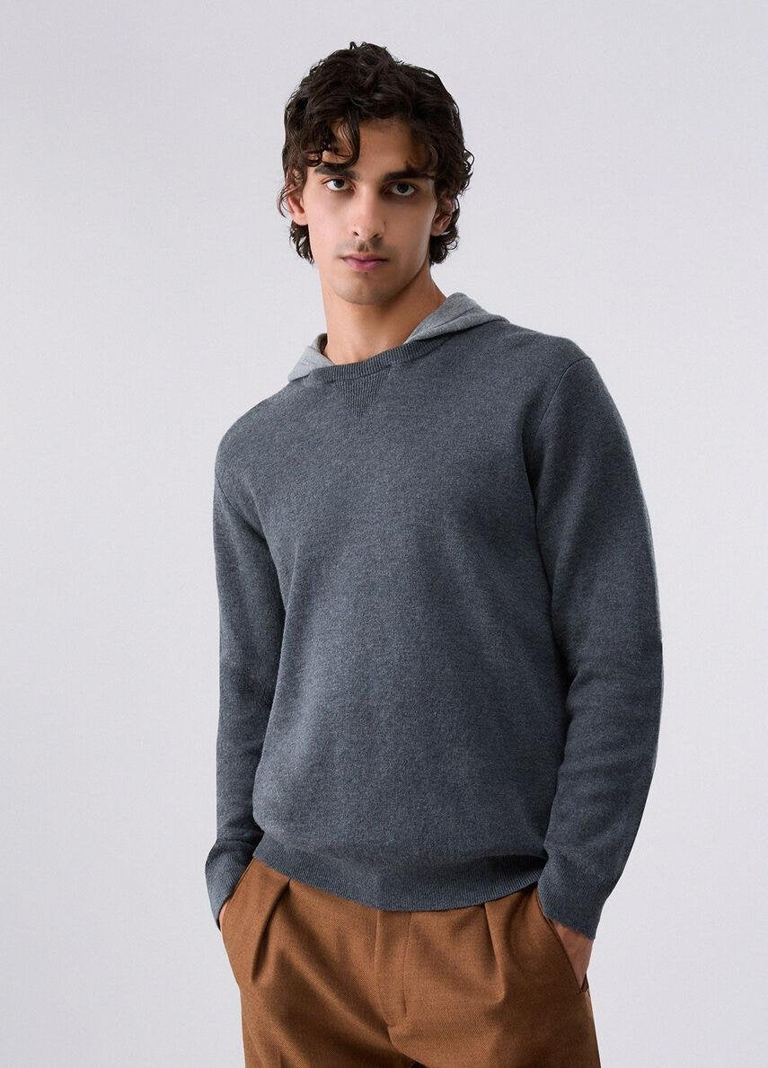 Maglia Liu Jo con cappuccio staccabile e logo metallico