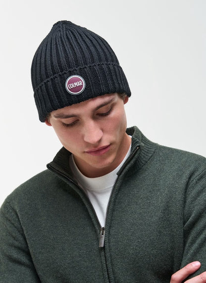 Cappello Colmar in misto lana con costine