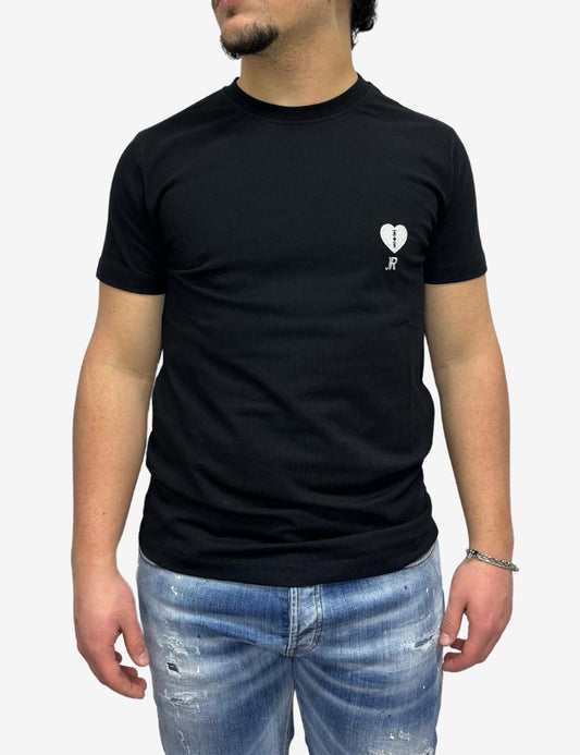 T-Shirt John Richmon con logo in ricamo