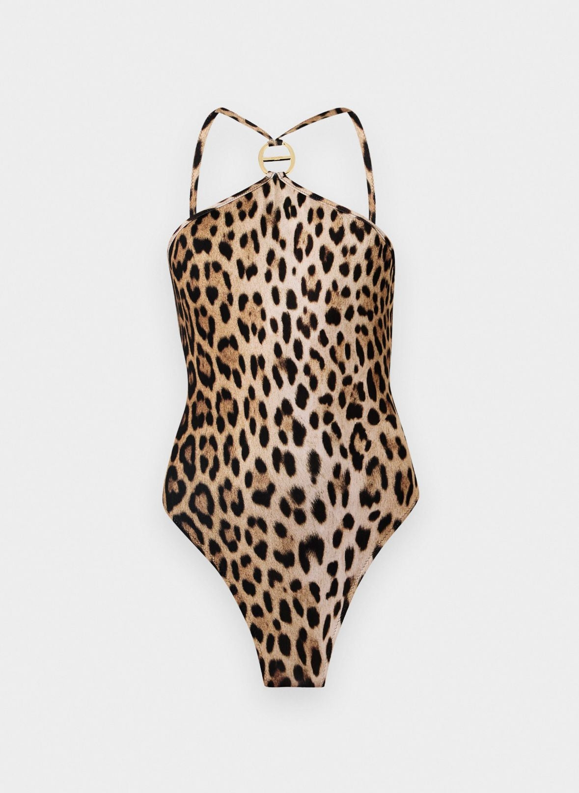 Costume intero Moschino Swim animalier donna