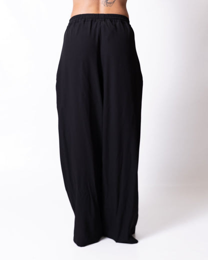 Pantalone John Richmond con logo in velluto applicato