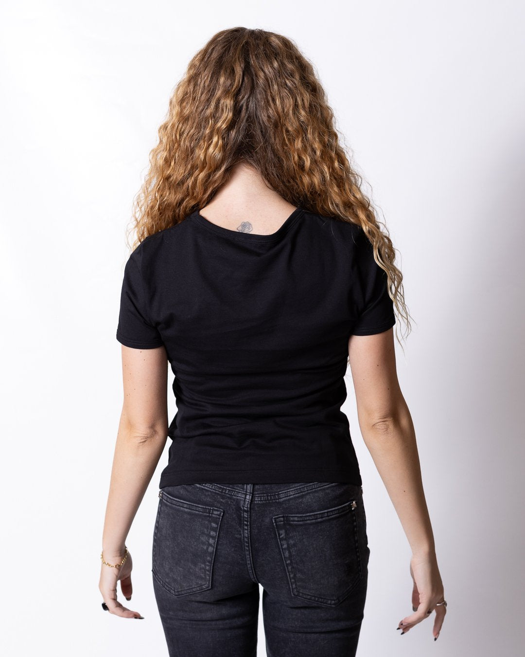 T-shirt John Richmond logo e strass