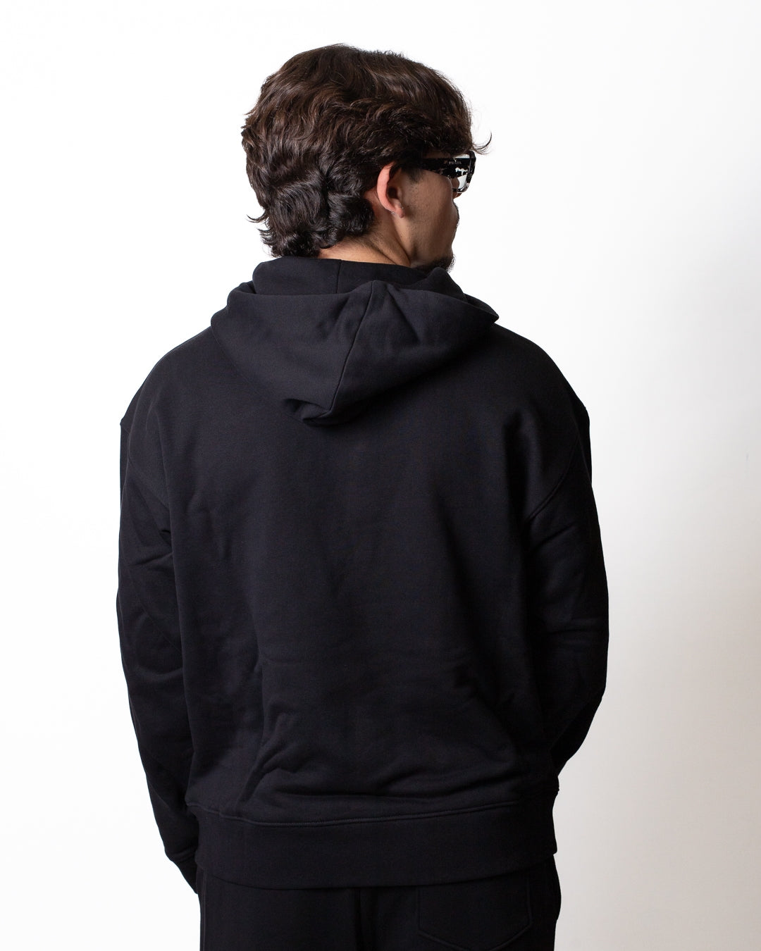 Felpa Moschino con cappuccio e logo basic