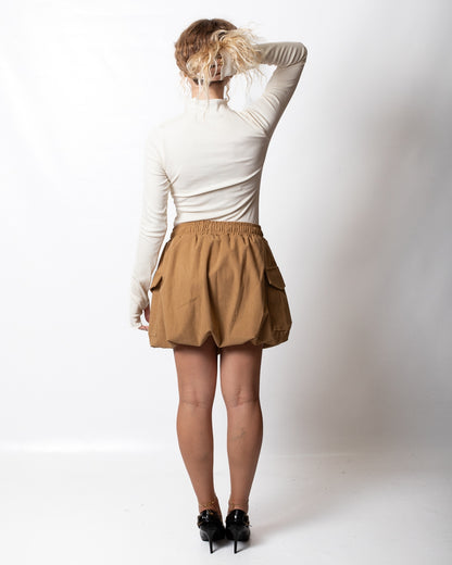 Gonna Disclaimer cargo in velluto donna