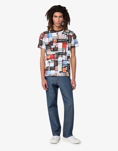 T-Shirt Moschino "Labels All-over" uomo