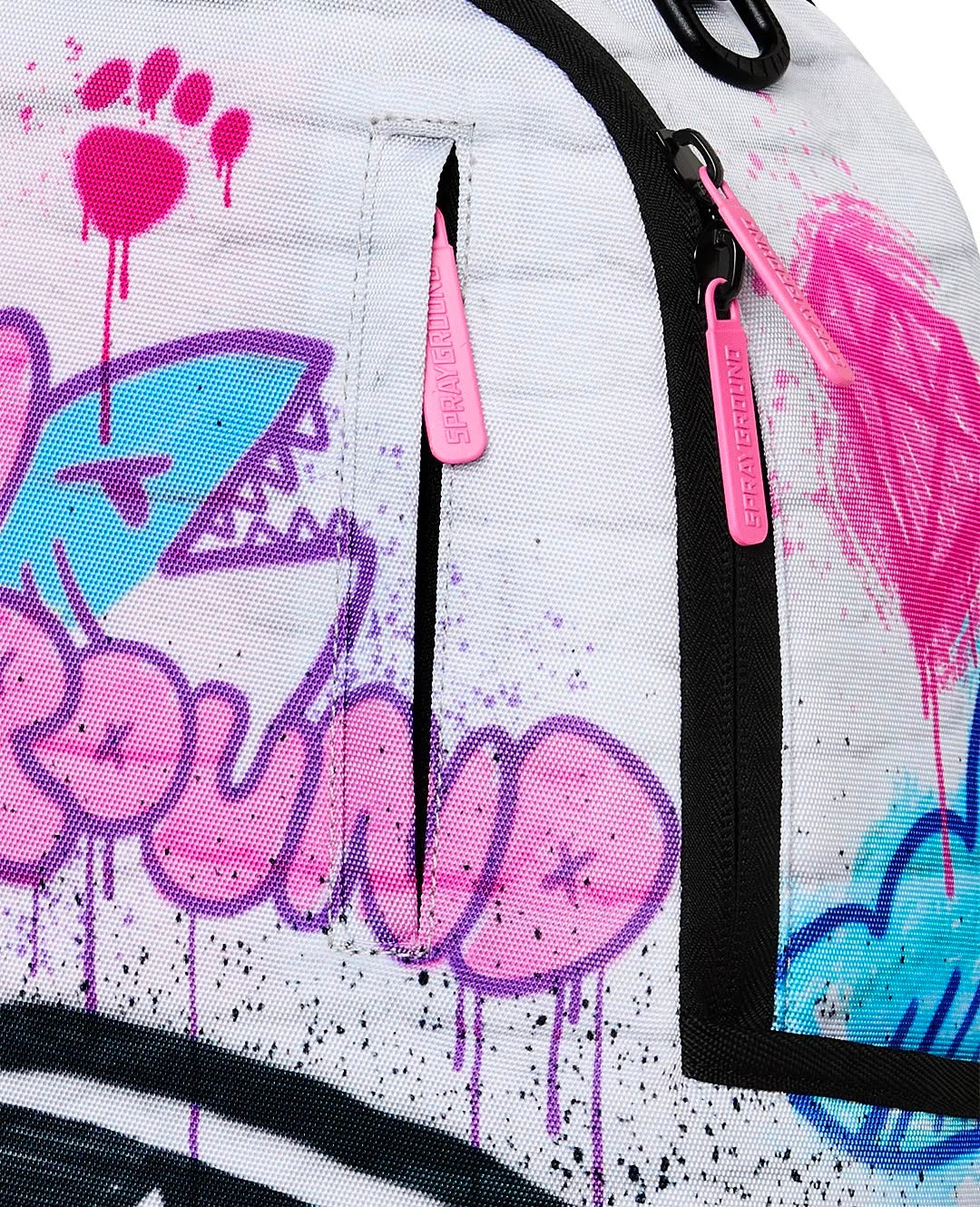 Zaino Sprayground bianco PINK PANTHER GRAFF BACKPACK 