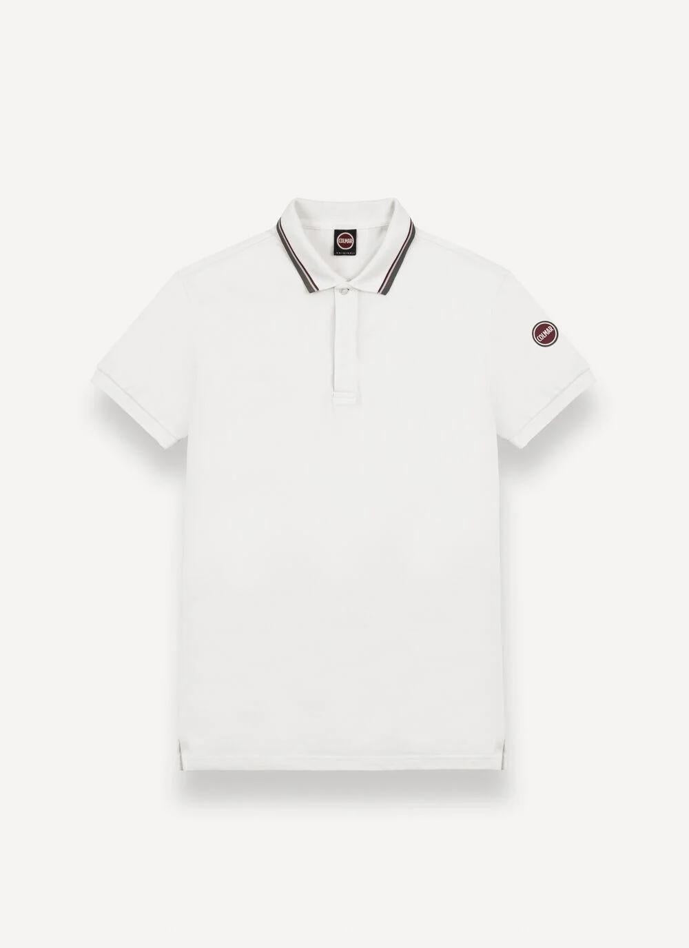 Polo Colmar con tricolore sul colletto e bottoni