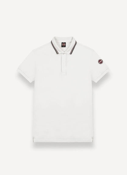 Polo Colmar con tricolore sul colletto e bottoni