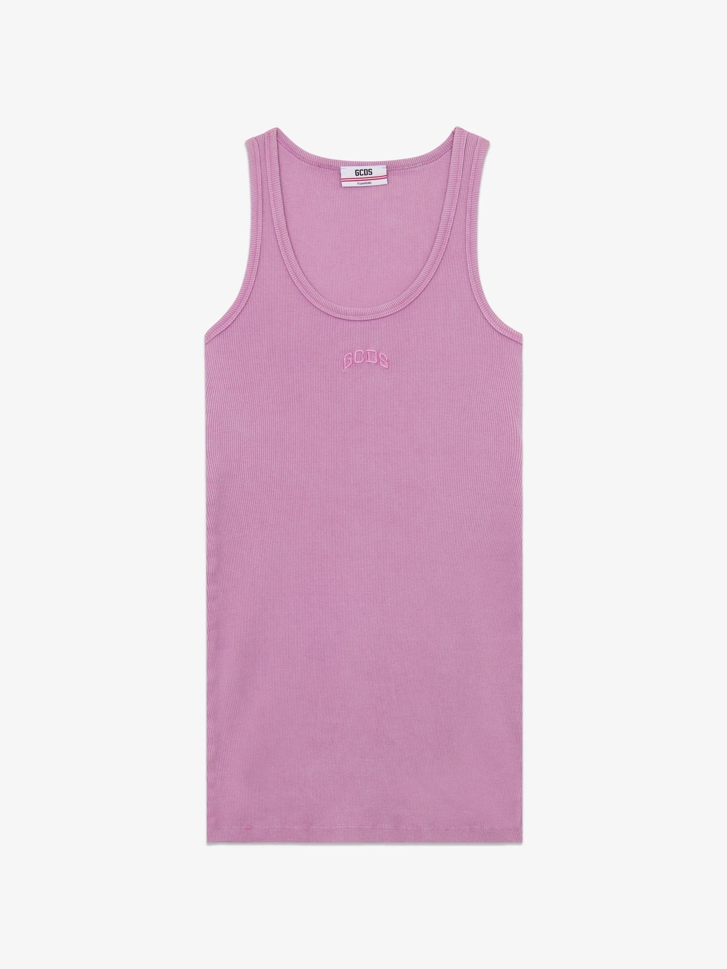 Abito GCDS Essentials in costina "Rib Logo" donna