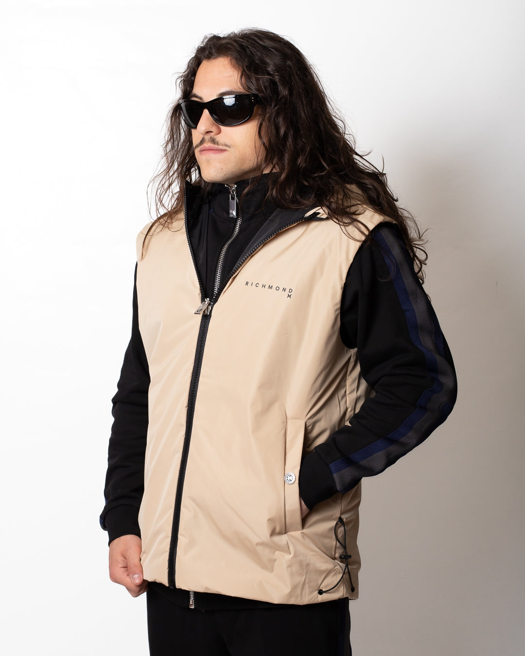 Gilet Richmond X reversibile in nylon uomo