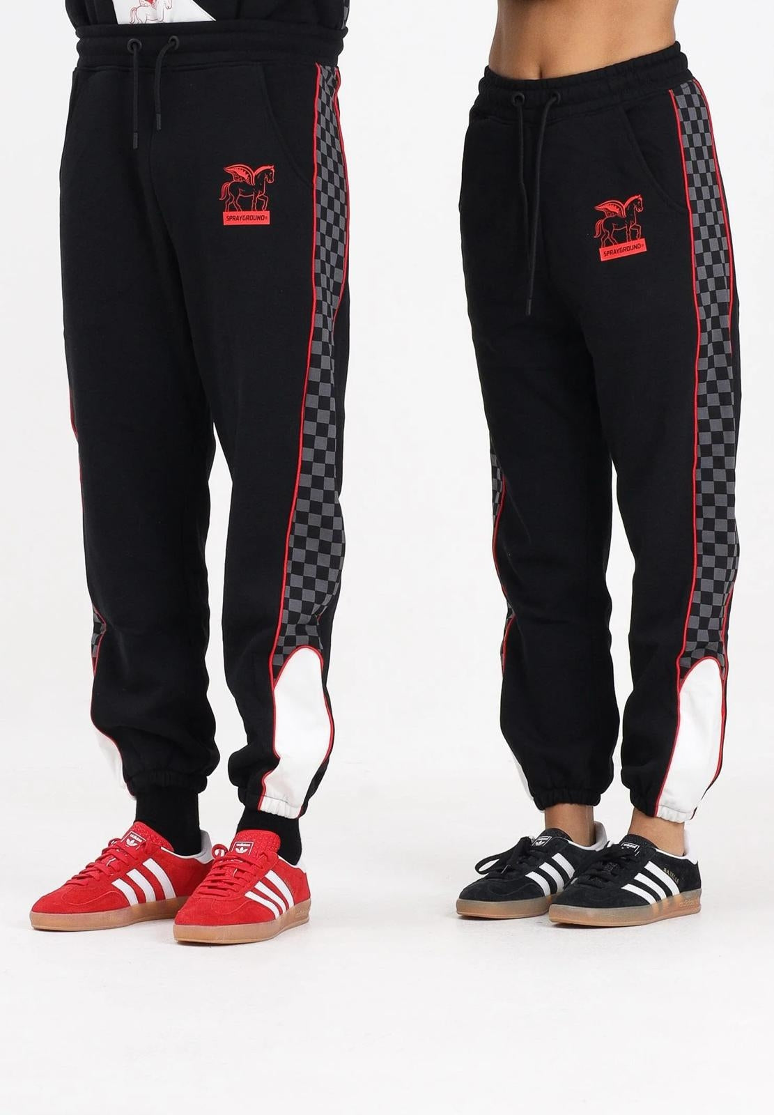 Pantalone Sprayground in felpa "Triple Decker Heir" uomo