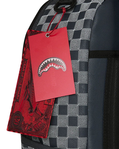 Zaino Sprayground bianco "Upscale check backpack" 