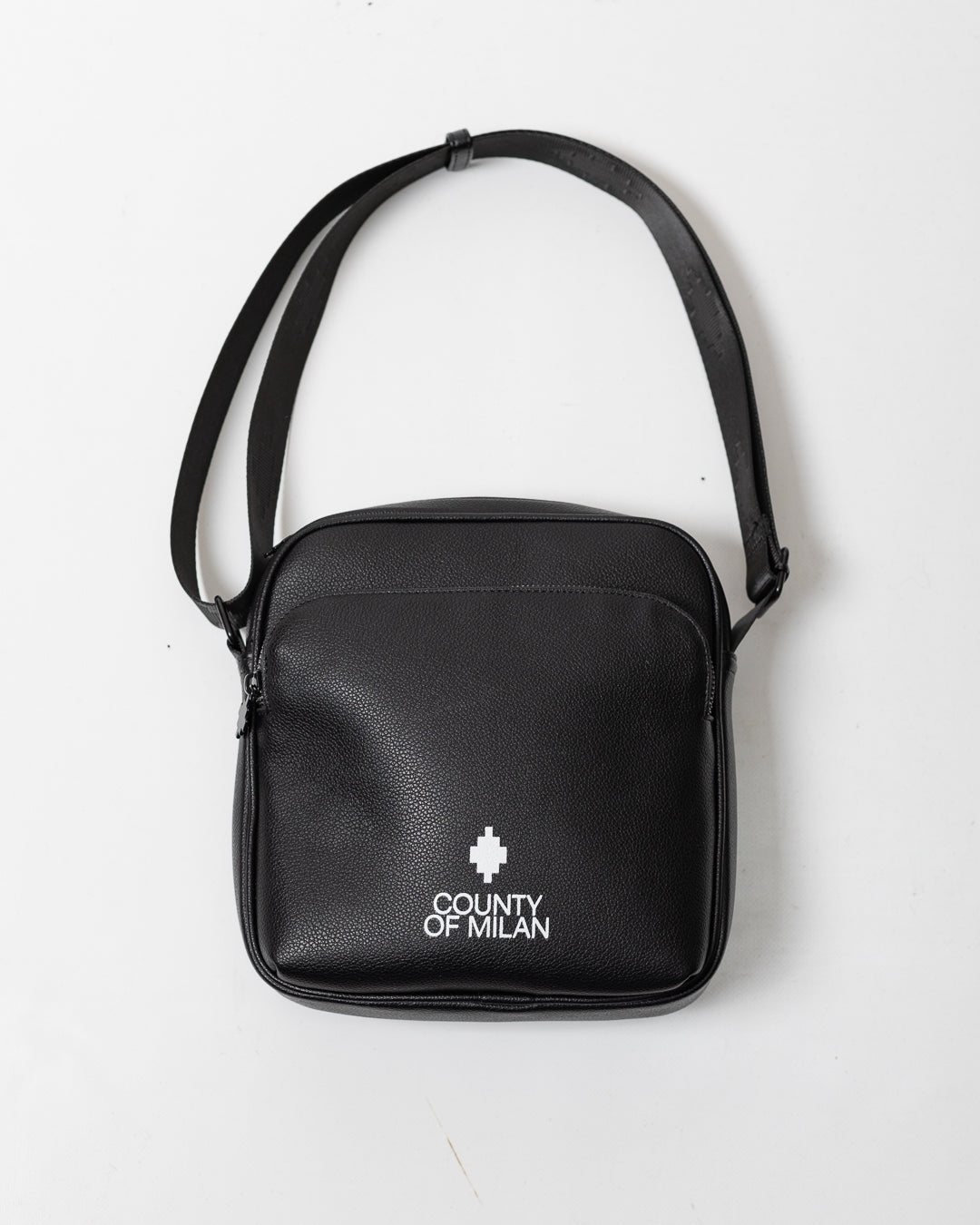 Tracolla Marcelo Burlon in ecopelle "County Print"