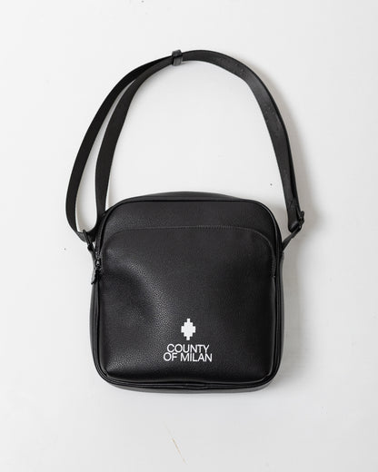 Tracolla Marcelo Burlon in ecopelle "County Print"