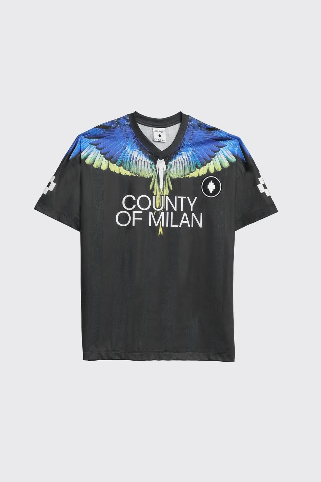 T-Shirt Marcelo Burlon soccer "Icon Wings" uomo