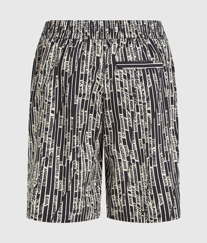 Short Karl Lagerfeld Jeans con stampa all-over uomo