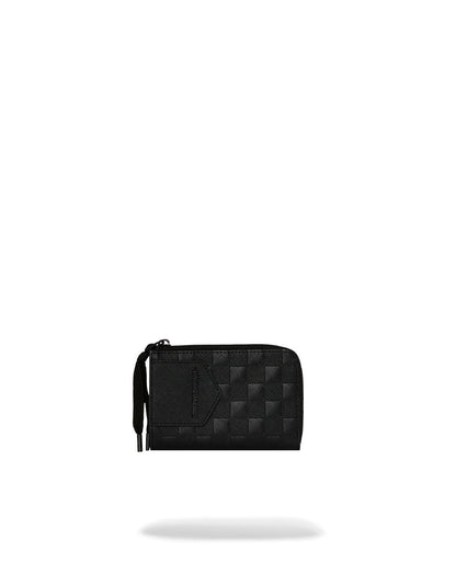 Portafoglio Sprayground nero RAISED CHECK WALLET