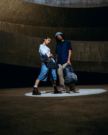 Zaino Sprayground nero Metallic drip shark bubbles letters dlx backpack