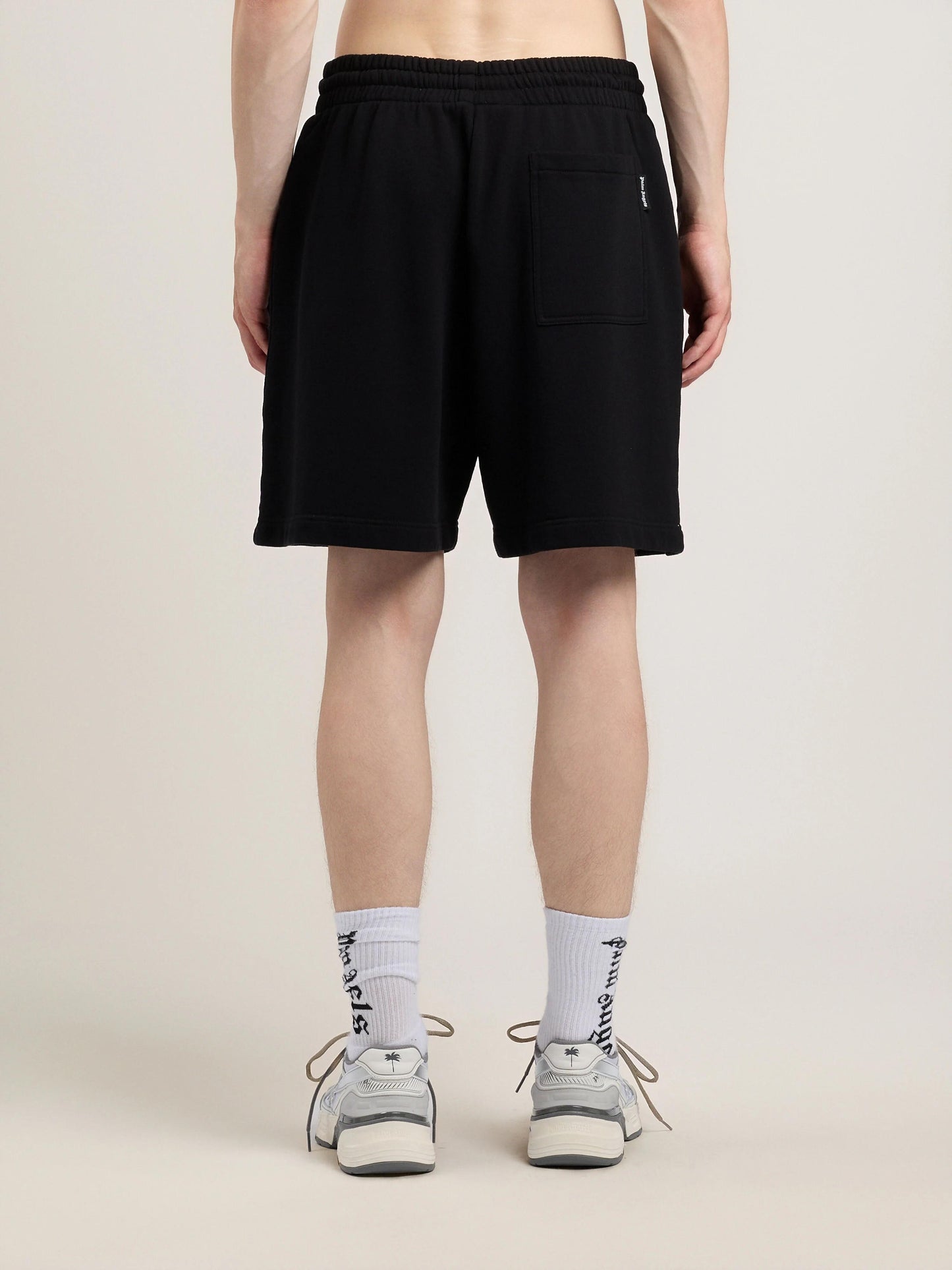 Bermuda Palm Angels in felpa "Waist Logo" uomo
