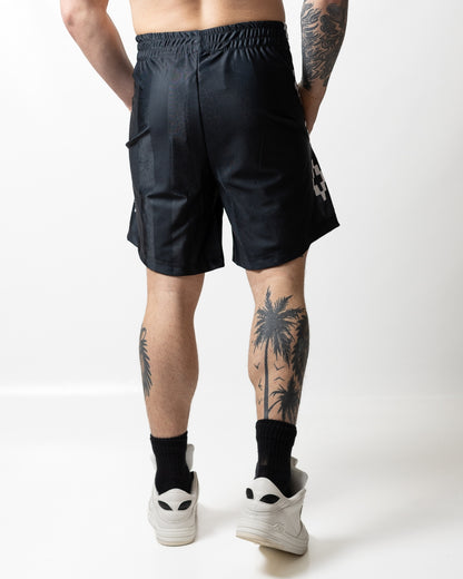 Bermuda Marcelo Burlon in nylon "Soccer County" uomo