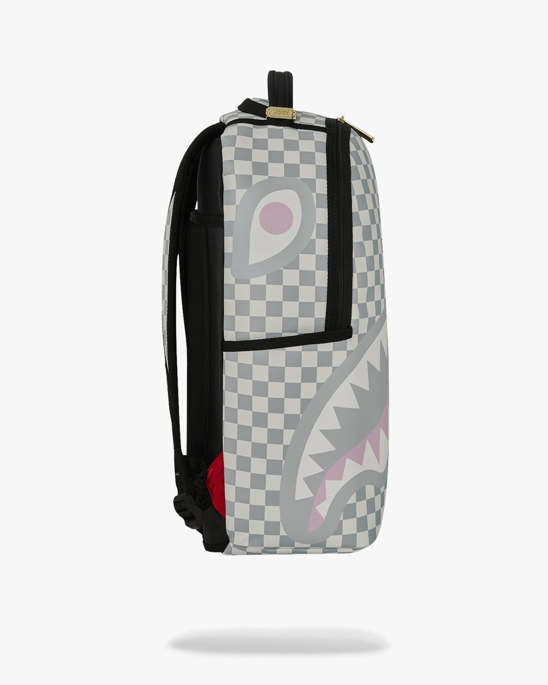 Zaino Sprayground nero CREAM CHECK UNFINISHED SHARK DLXSV BACKPACK
