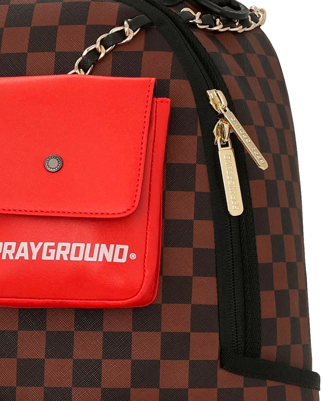 Zaino Sprayground marrone HANGING POCKETS MIX UP BACKPACK