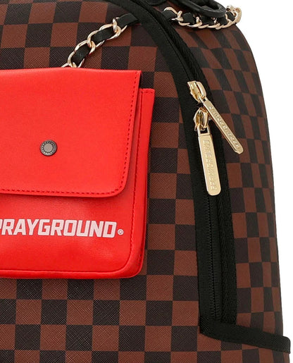 Zaino Sprayground marrone HANGING POCKETS MIX UP BACKPACK