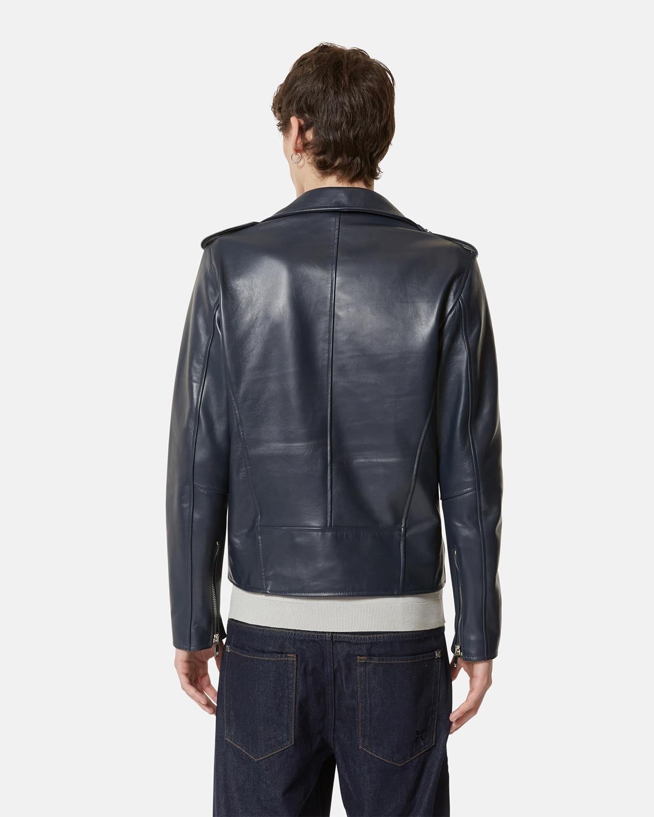 Giubbotto Richmond X biker in vera pelle uomo