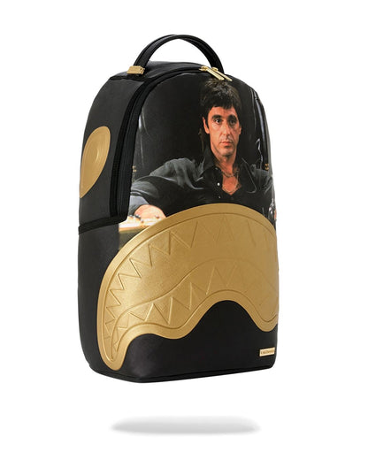 Zaino Sprayground nero SCARFACE GOLD EMBOSSED BACKPACK 