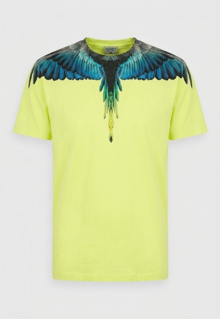 T-Shirt Marcelo Burlon "Icon Wings Colorfull" uomo