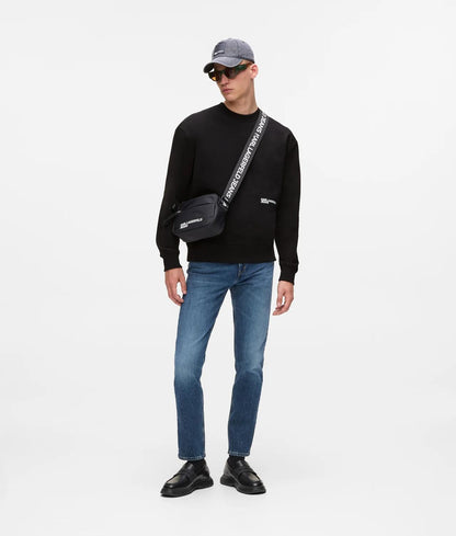 Felpa Karl Lagerfeld Jeans girocollo "Karlism" uomo
