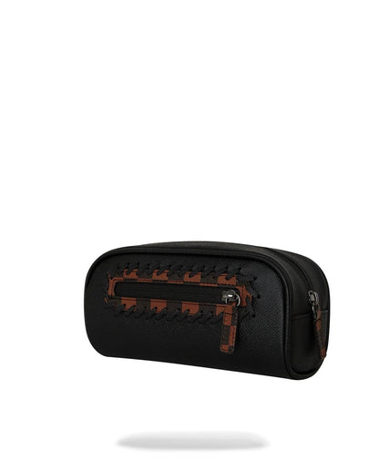 Pochette Sprayground nero dose of check deux pencil pouch