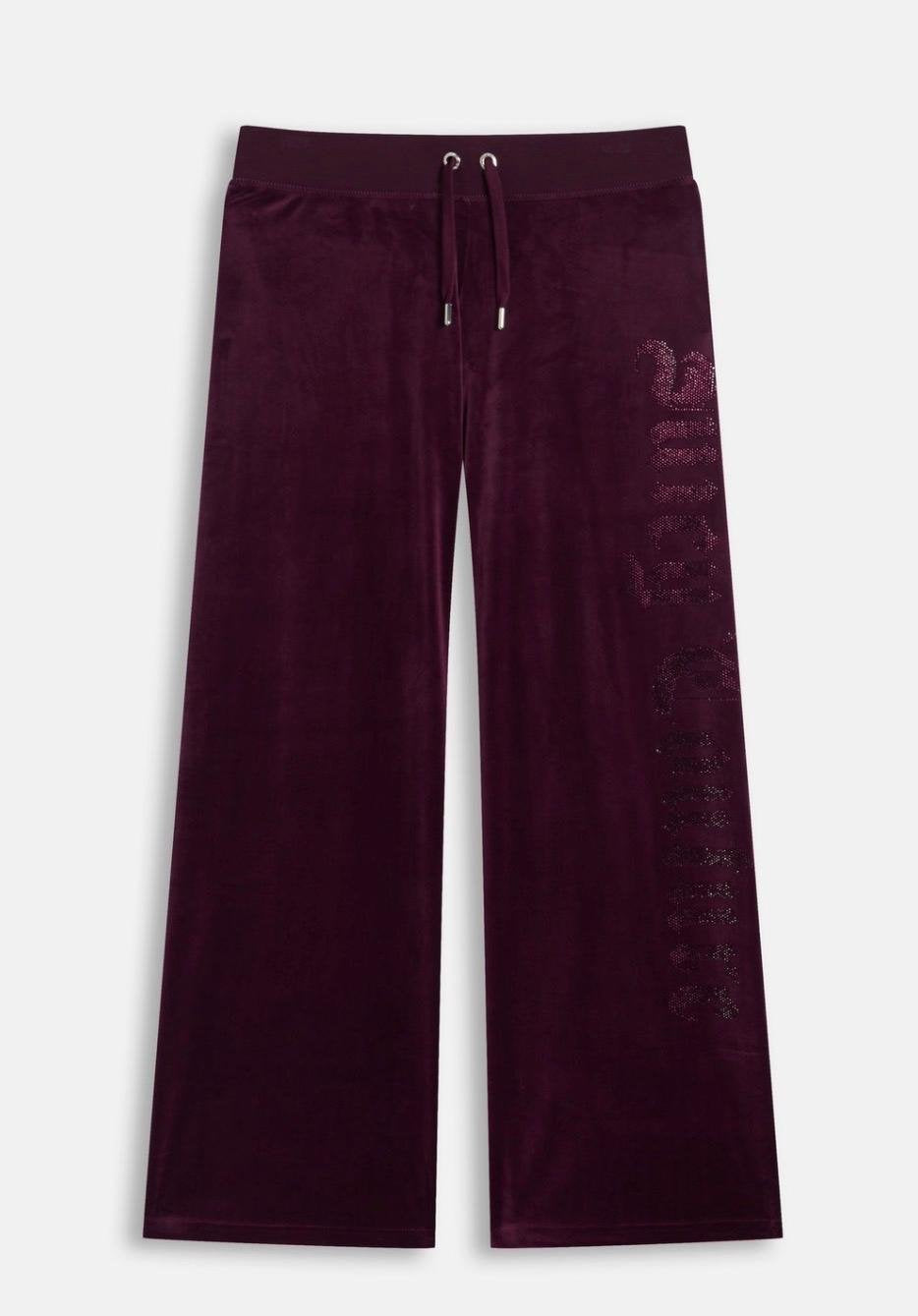 Pantalone Juicy Couture con logo strass