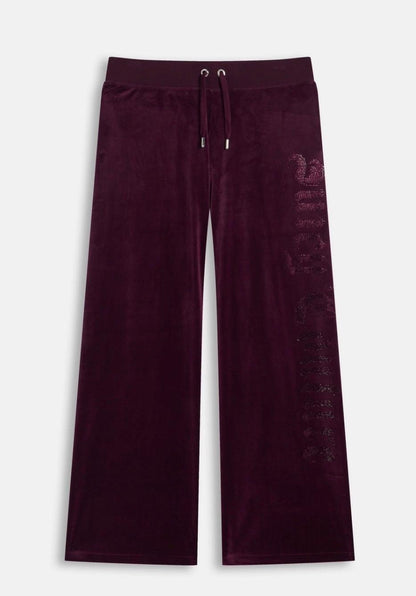 Pantalone Juicy Couture con logo strass