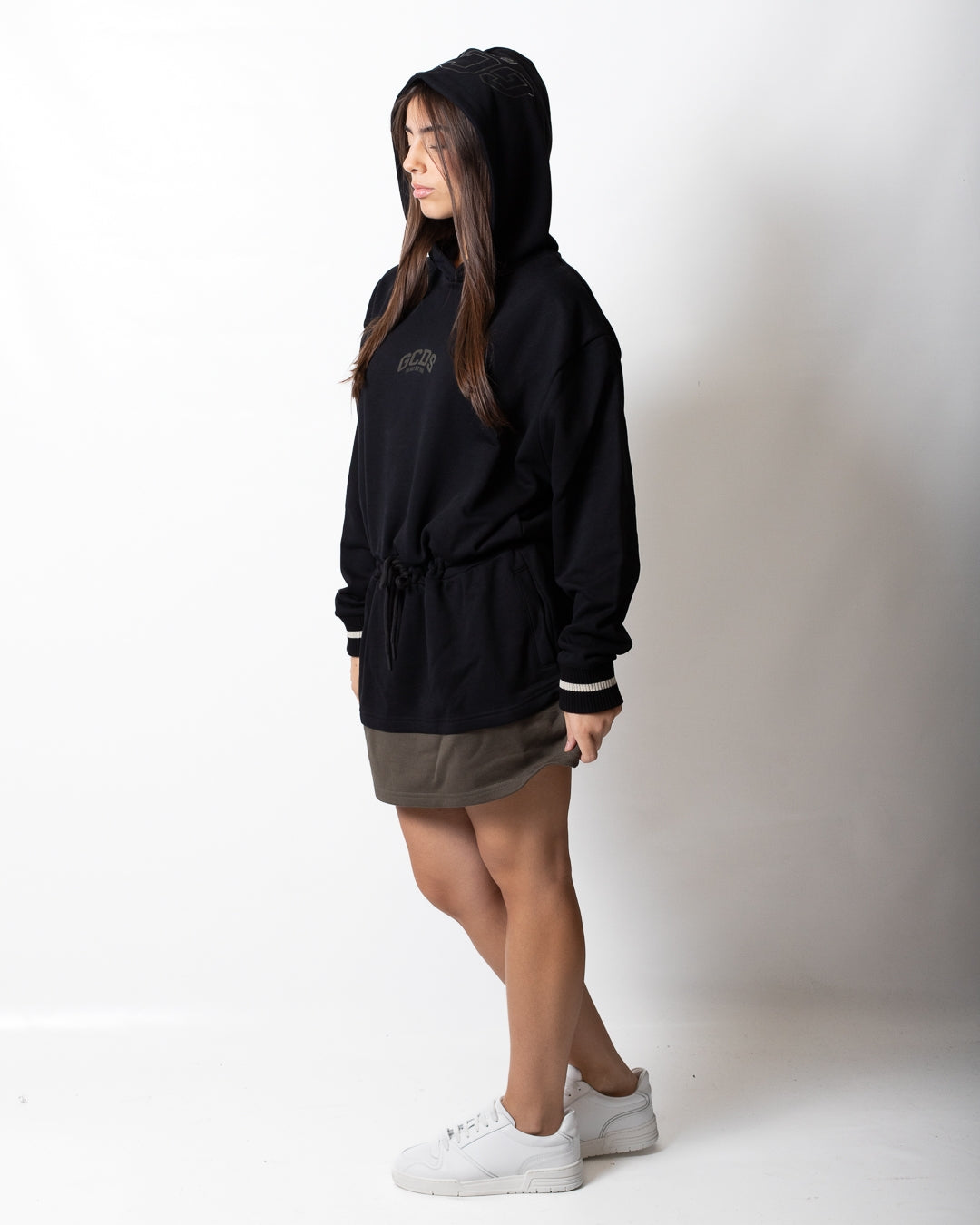 Abito GCDS in felpa "Logo Lounge" donna