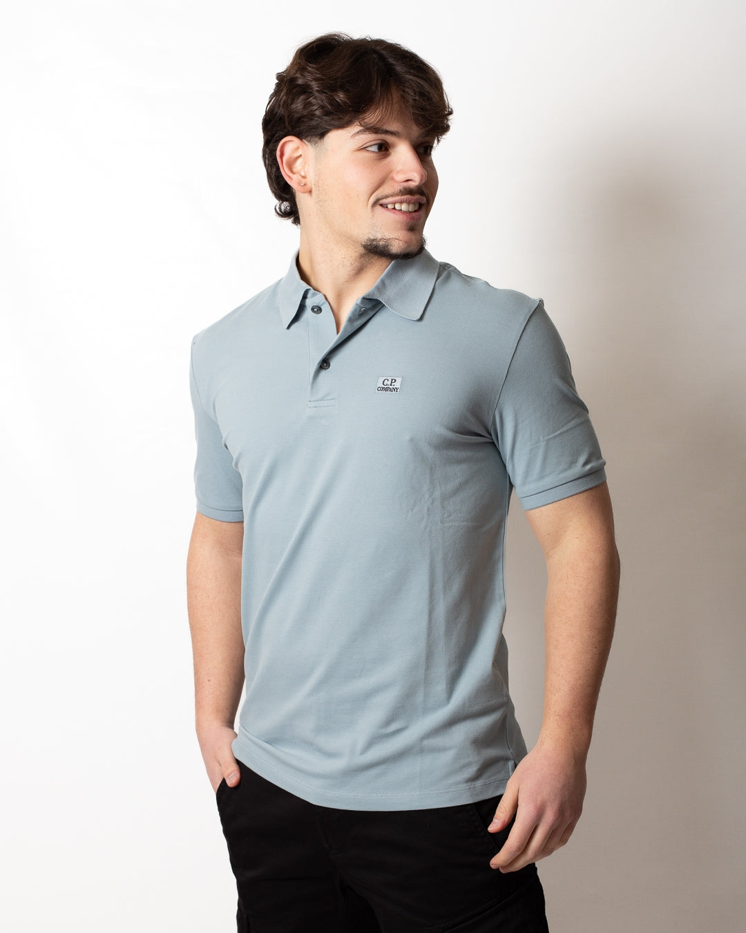 Polo C.P. Company stretch piquet uomo