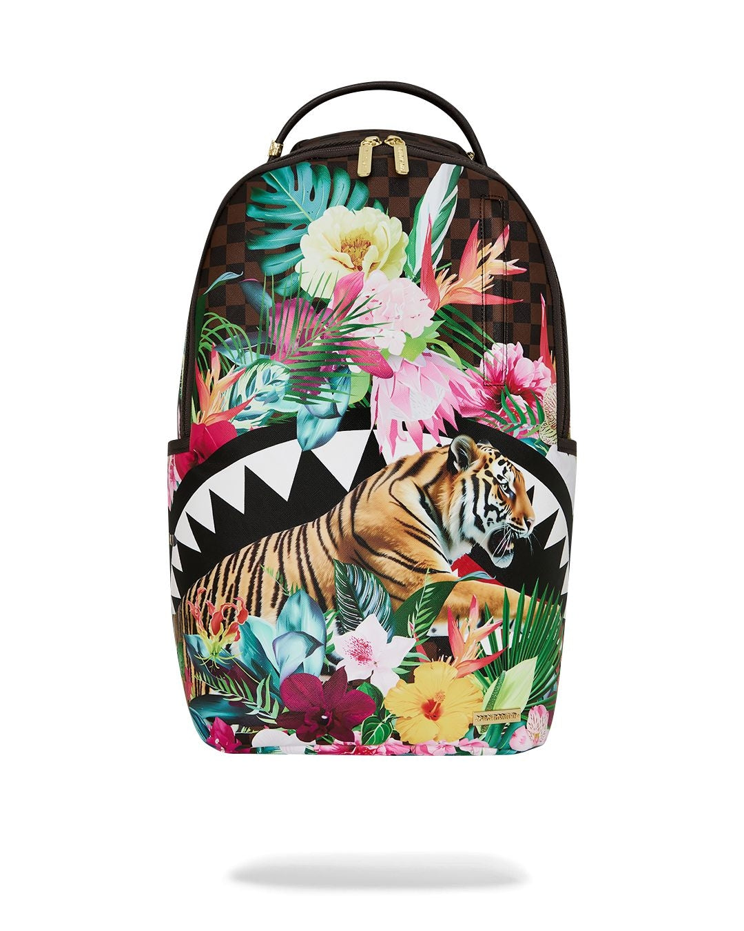 Zaino Sprayground marrone FLOWERING JUNGLE SHARK 2 BACKPACK