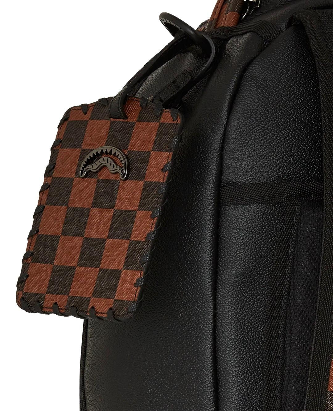 Zaino Sprayground nero dose of check deux backpack