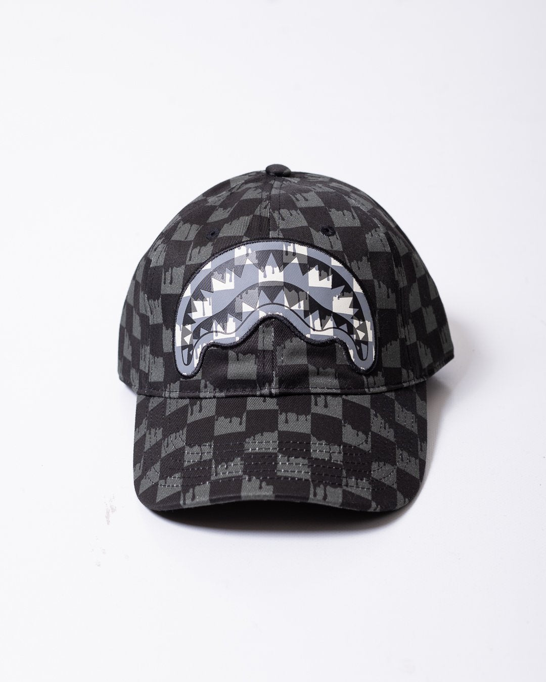 Cappello Sprayground con visiera e logo in pelle ricamato