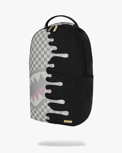 Zaino Sprayground nero CREAM CHECK UNFINISHED SHARK DLXSV BACKPACK