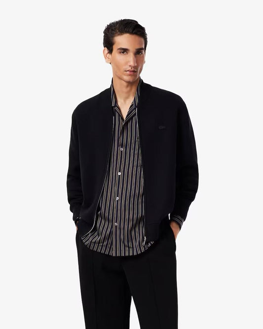 Maglia Lacoste fullzip in misto lana uomo