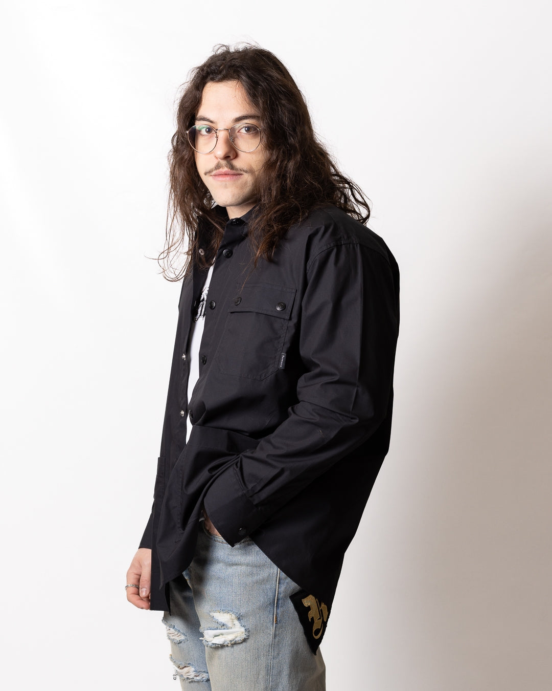 Camicia Richmond X classic logata uomo