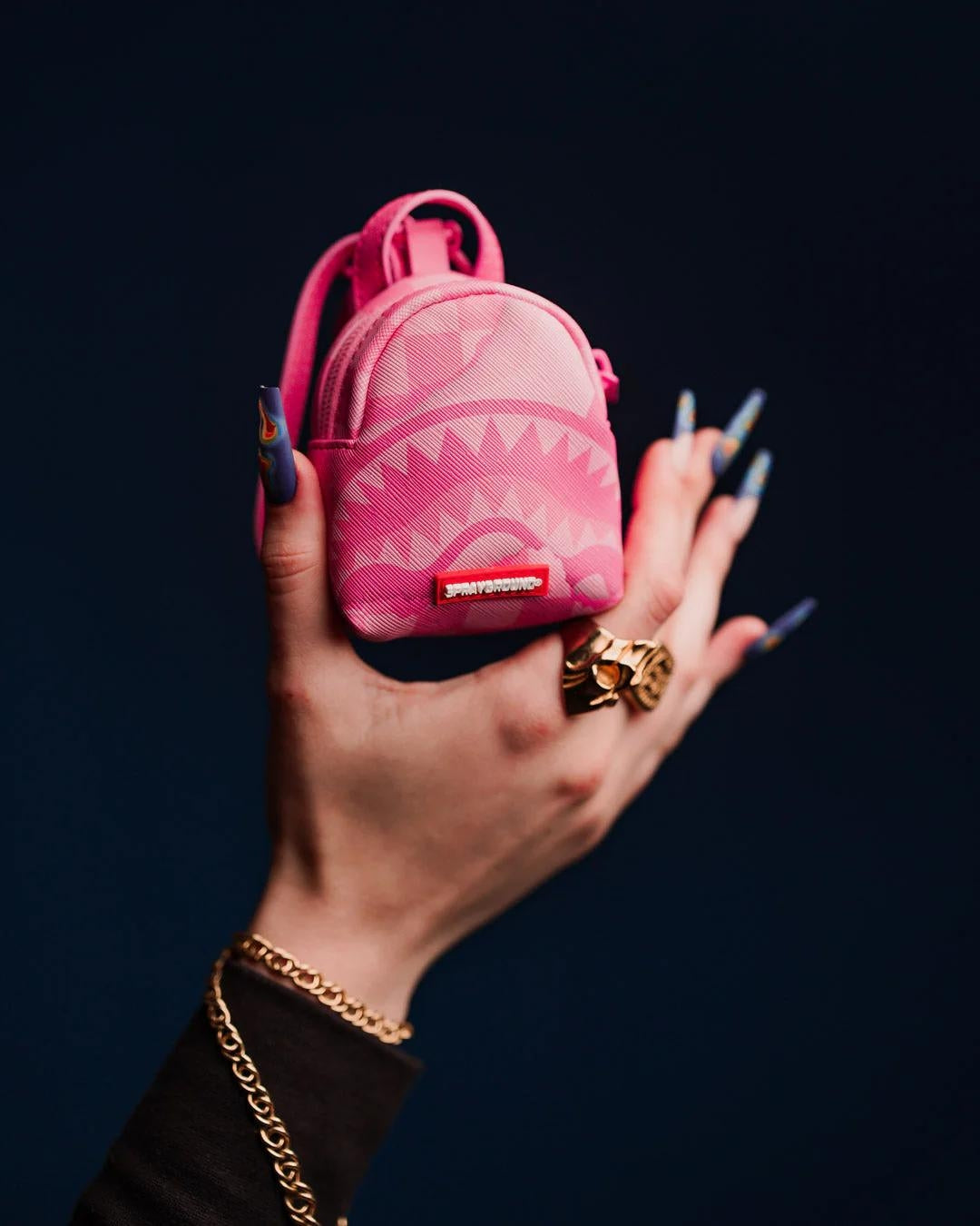 Portachiavi Sprayground rosa Pink 3AM riptide backpack keychain