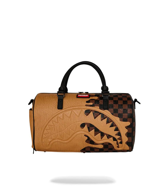 Borsa Sprayground marrone HENNY MELT MINI DUFFLE