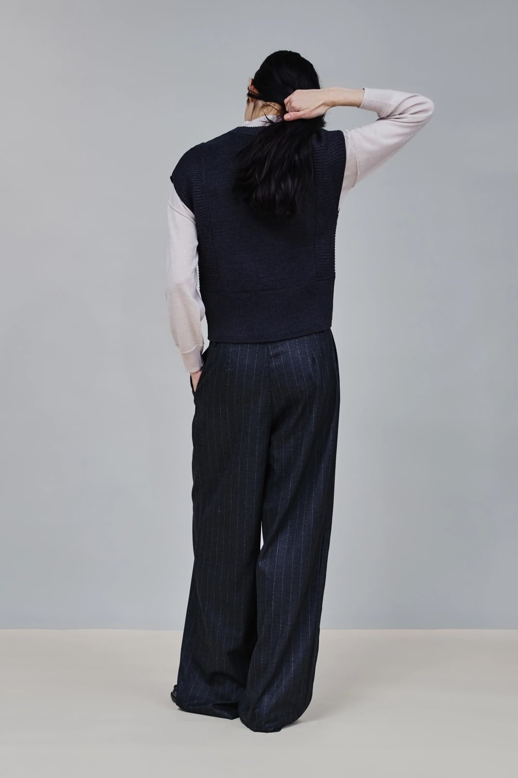 Pantalone Nenette gessato