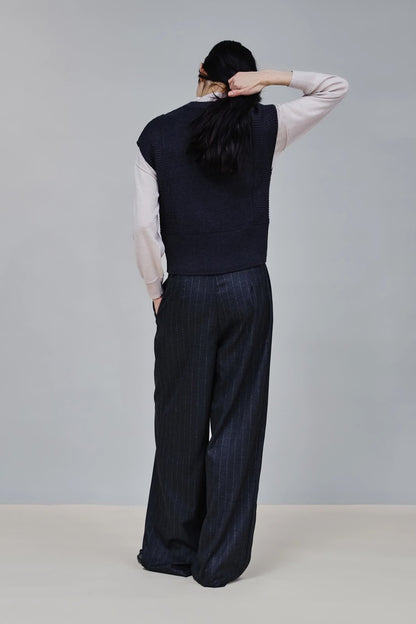 Pantalone Nenette gessato