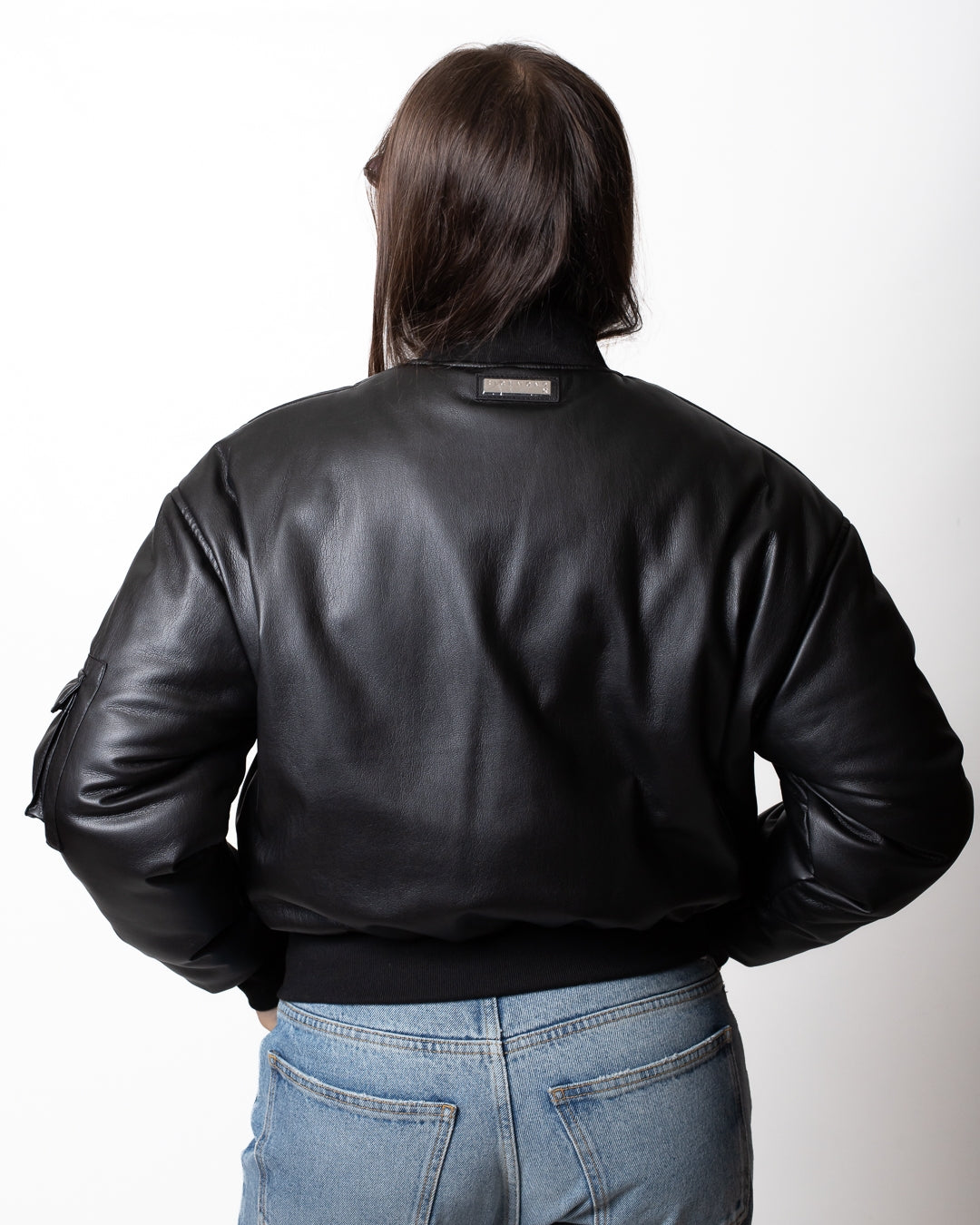Giubbotto Richmond X in ecopelle modello bomber donna