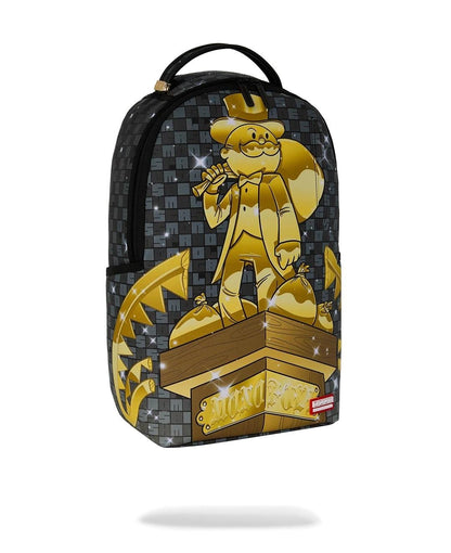 Zaino Sprayground nero MONOPOLY STATUE BACKPACK