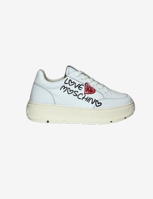 Sneakers Love Moschino con stampa donna