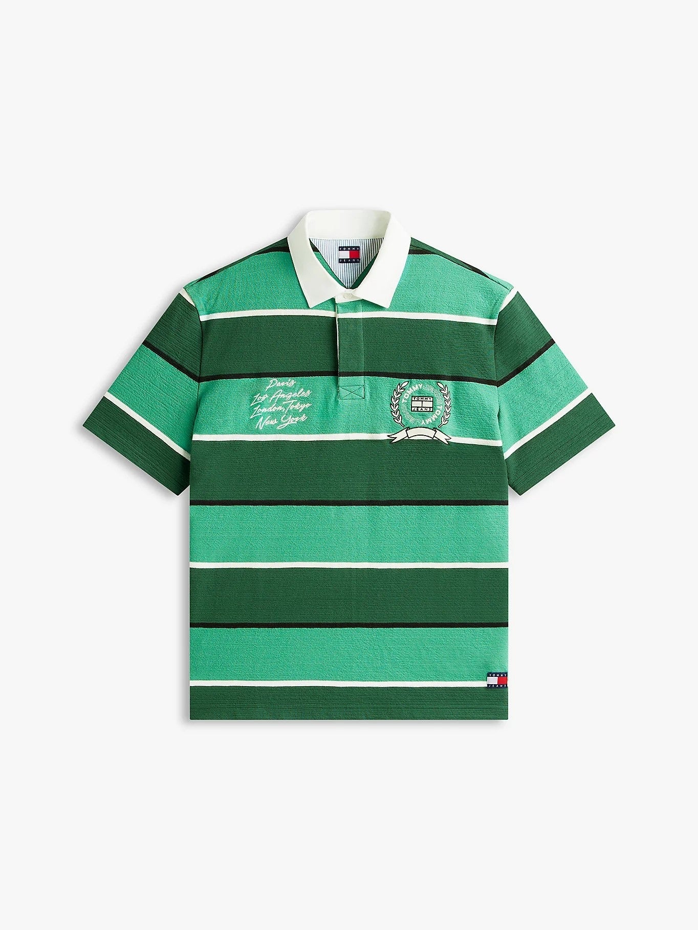 Polo Tommy Jeans relaxed "Stripe Rugby" uomo